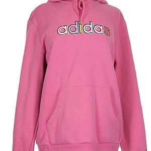 NWT Adidas Vibrant Pink Hoodie L